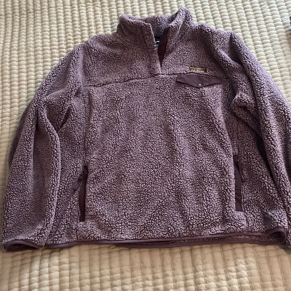 LL Bean fleece pull over